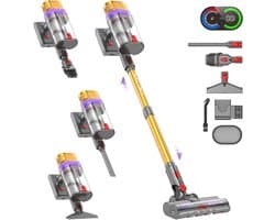 Steelstofzuiger Draadloos - Snoerloze Zuiger - Huis Reinigen - Automatische Zuigkracht - 1.8L Reservoir - Goud