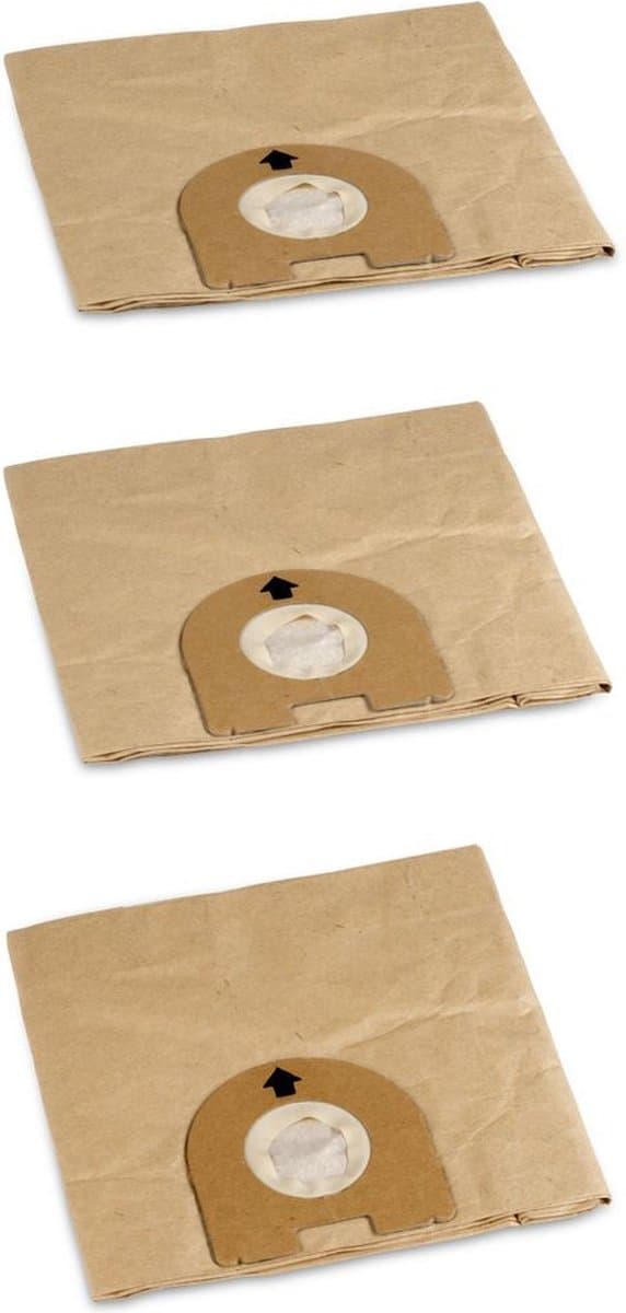 Powerplus POWX320A Stofopvangzak - 3pcs - voor stofzuiger - POWX320 — afbeelding 1