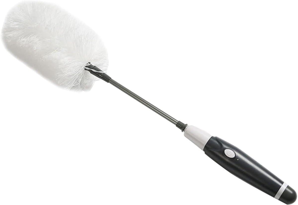 Elektrische Stoffer - Draadloze Stofborstel - Stofvrij Maken - 360° Roterende Borstel - 510 Gram - Grijs — afbeelding 1