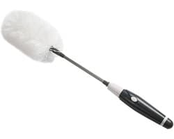 Elektrische Stoffer - Draadloze Stofborstel - Stofvrij Maken - 360° Roterende Borstel - 510 Gram - Grijs