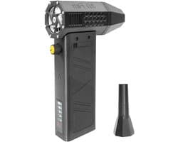 Handstofzuiger Luchtblazer - Mini Stofreiniger - Auto Interieur Reinigen - Traploze Snelheidsregeling - 500 Gram - Zwart