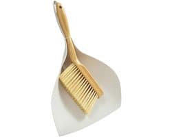 Stoffer en Blik Set - Handveger Kruimeldief - Snel Opruimen - Ergonomisch Houten Handvat - 33.5 cm - Niet gespecificeerd