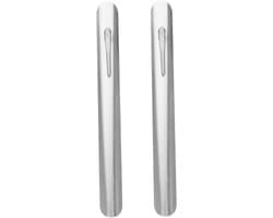 Kruimelschraper RVS - Tafelveger Kruimels - Snel Opruimen - Met Clip - 15 cm - Zilver