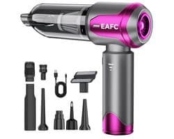 JOYNEXTBUY - Draadloze Autostofzuiger 13000Pa – 2-in-1 Blaas- en Zuigfunctie – Handstofzuiger Oplaadbaar – Compact en Draagbaar – Voor Auto, Huis en Kantoor