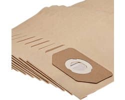 vhbw 10 stuks stofzakken, compatibel met Hoover Trolley-stofzuigers – 30 cm x 17,5 cm, bruin