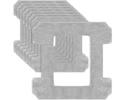 Allecto plus - Set van 8 herbruikbare reinigingspads voor raamreinigingsrobot - Microvezel-wisdoeken voor Ecovacs W2 PRO / W2 Pro Omni / W2 Omni