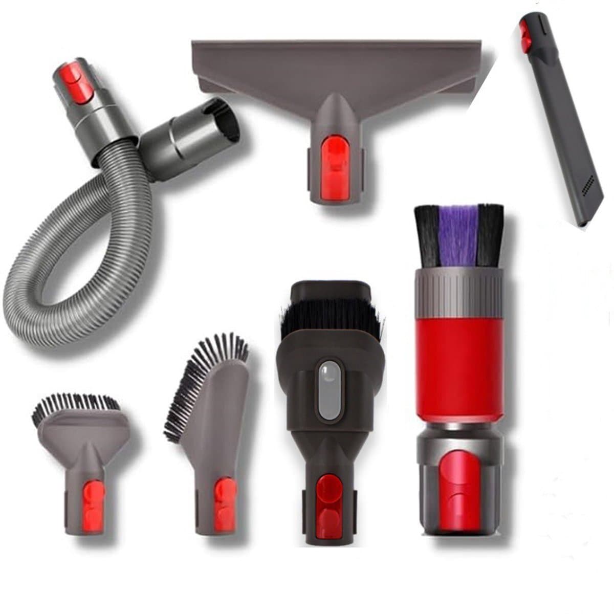 Reinigingsgereedschap voor wasdroger en stofzuiger voor Dyson V15/V12/V11/ + flexibele verlengslang, stofborstel en spoorloze stofborstel — afbeelding 1