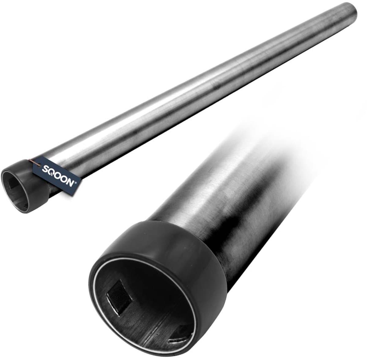 Universele Zuigbuis 32 mm - Chroom met ring - Vervangend stofzuigeropzetstuk — afbeelding 1