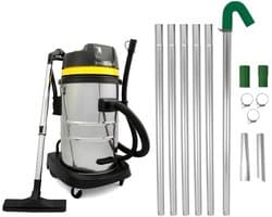 Dakgootstoofzuigerstang set lang bereik afvoerpijp reinigen, 60L Nat-droogzuiger