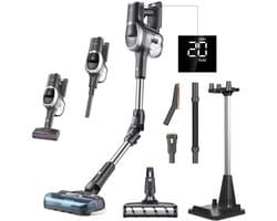 JIMMY JV9 Pro Aqua Cordless Vacuum Cleaner - 160AW Suction Wet and Dry Cleaning 45min Runtime HEPA Filter LED Display