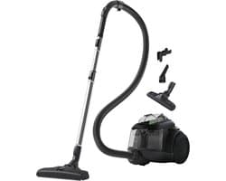 Stofzuiger Zonder Zak - Cilinder Stofzuiger - Vloeren Reinigen - Bagless System - 1.6 Liter Capaciteit - Zwart
