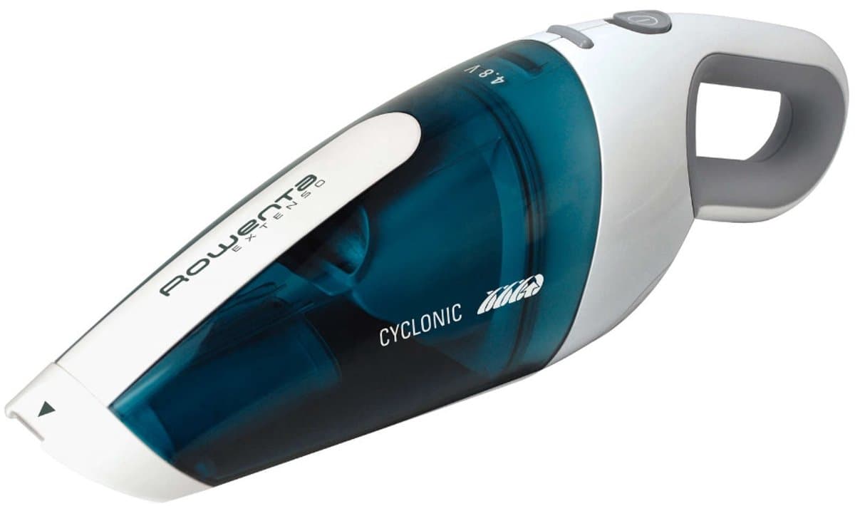 Rowenta AC4461 Extenso Kruimelzuiger met Cycloontechnologie - 4.8V - 375ml - Wit/Blauw — afbeelding 1