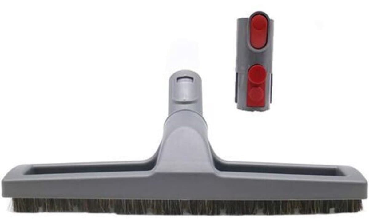 Harde vloerborstelkop - Gelede borstelkop voor geschikt voor Dyson V6 en V7 stofzuigers - inclusief adapter — afbeelding 1