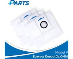 Ecovacs Deebot X1 OMNI Stofzakken (3 Stuks, Plus.Parts® alternatief voor D-DB03-0003)