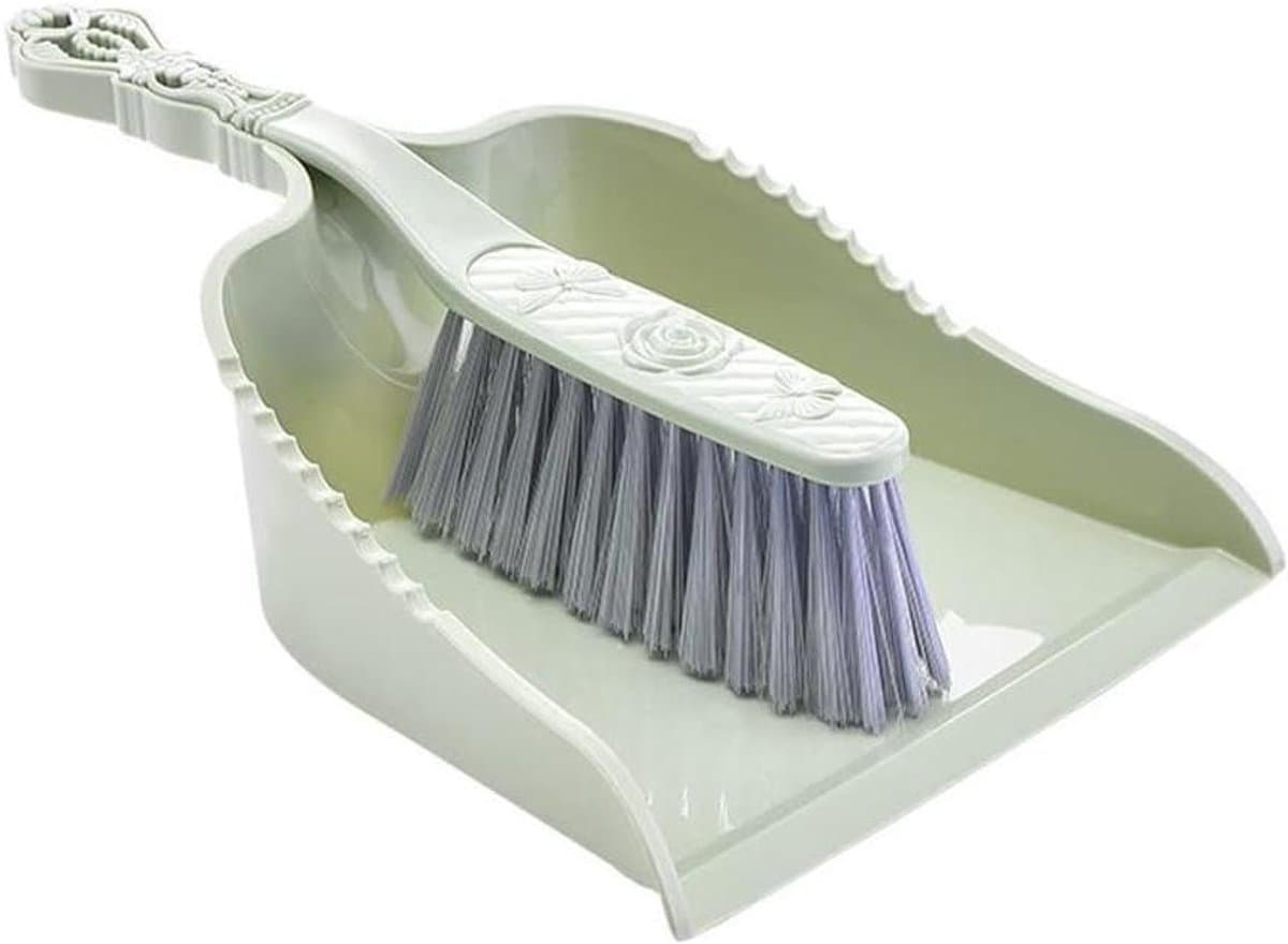 Kleine Bezem en Stoffer - Reinigingsset Veegset - Bureau Schoonmaken - Compact Haakontwerp - Niet gespecificeerd - Afbeelding Kleur — afbeelding 1