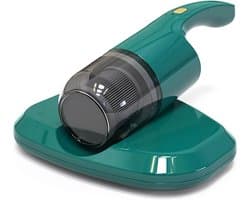 Matrasstofzuiger, 350W 50Kpa Handheld -mijtverwijderaar met 2400mAh Oplaadbare Batterij, voor Bedkussens Tapijt Diepe Reiniging (GREEN)