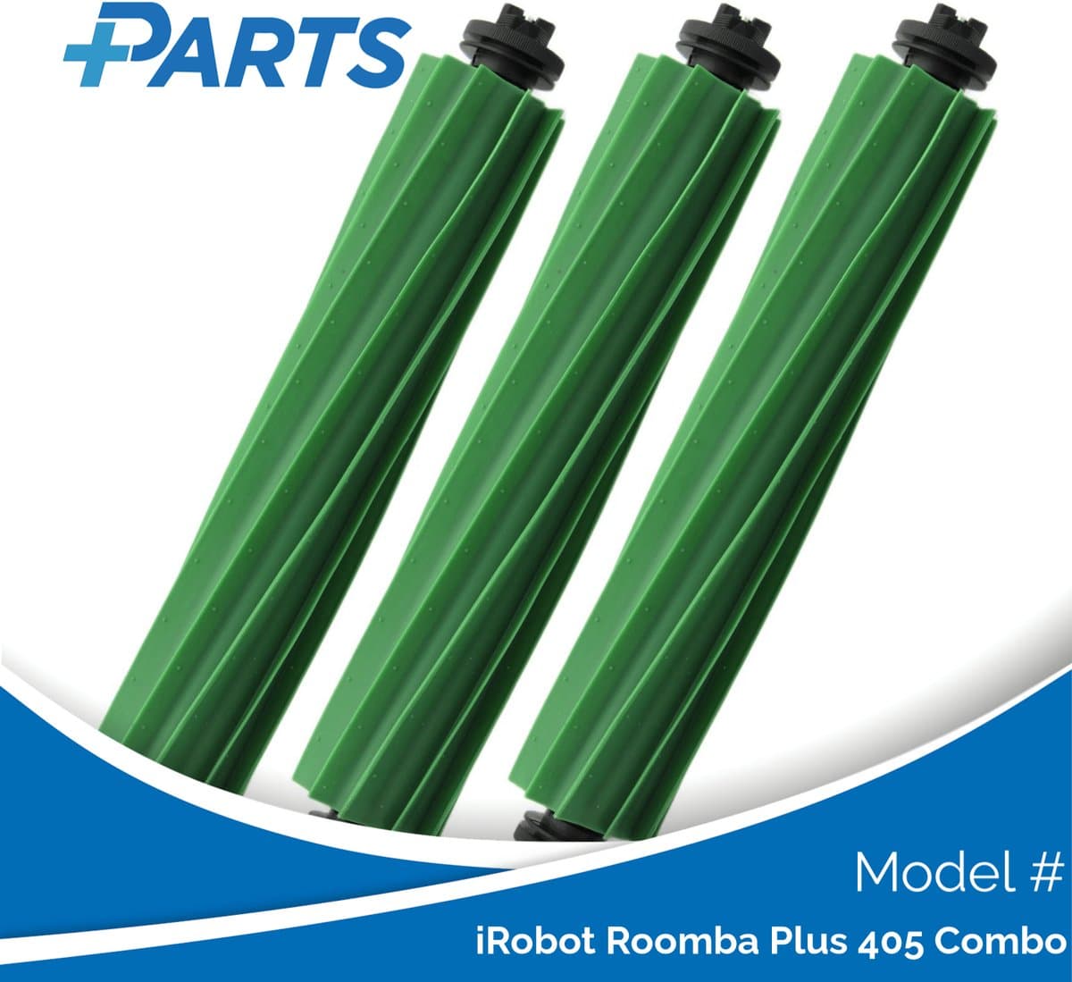 iRobot Roomba Plus 405 Combo Borstels (3 Stuks, Plus.Parts® alternatief voor 4849902) — afbeelding 1