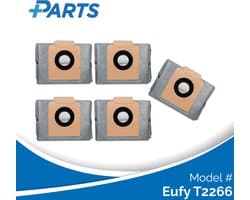 Eufy T2266 Stofzakken (5 Stuks, Plus.Parts® alternatief voor T29F70A2)