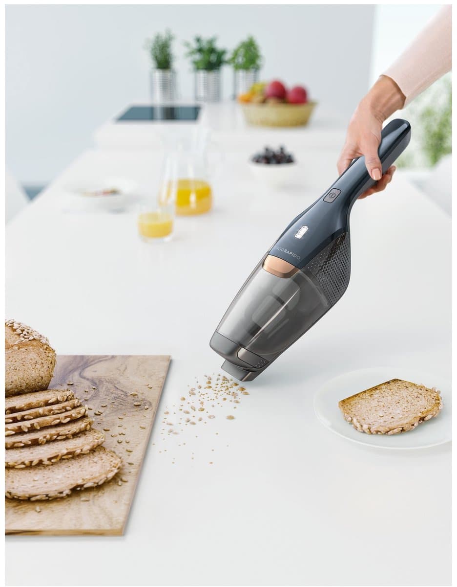 Electrolux EERC75DB 2-in-1-steelstofzuiger Batterij Droog Cyclonisch Zakloos 0,42 l Blauw 1,5 Ah — afbeelding 1