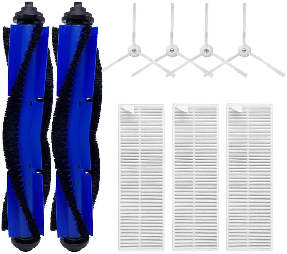 Geschikt voor Tefal Rowenta X-plorer Serie 95 RG7987WH/RG7975WH Zijrolborstelfilter — afbeelding 1