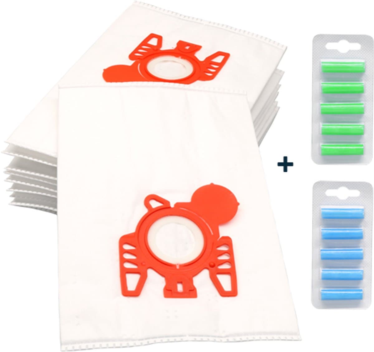 Propex Parts Stofzuigerzakken - Geschikt voor Hoover FJM 3-D - 10 stuks + 10 geurstaafjes - Gratis filter inbegrepen — afbeelding 1