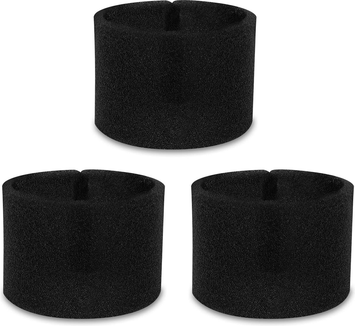 VONROC Schuimfilter set voor natzuigen – 3 stuks – Voor VC504AC & VC506AC Nat- en droogzuiger/alleszuiger — afbeelding 1