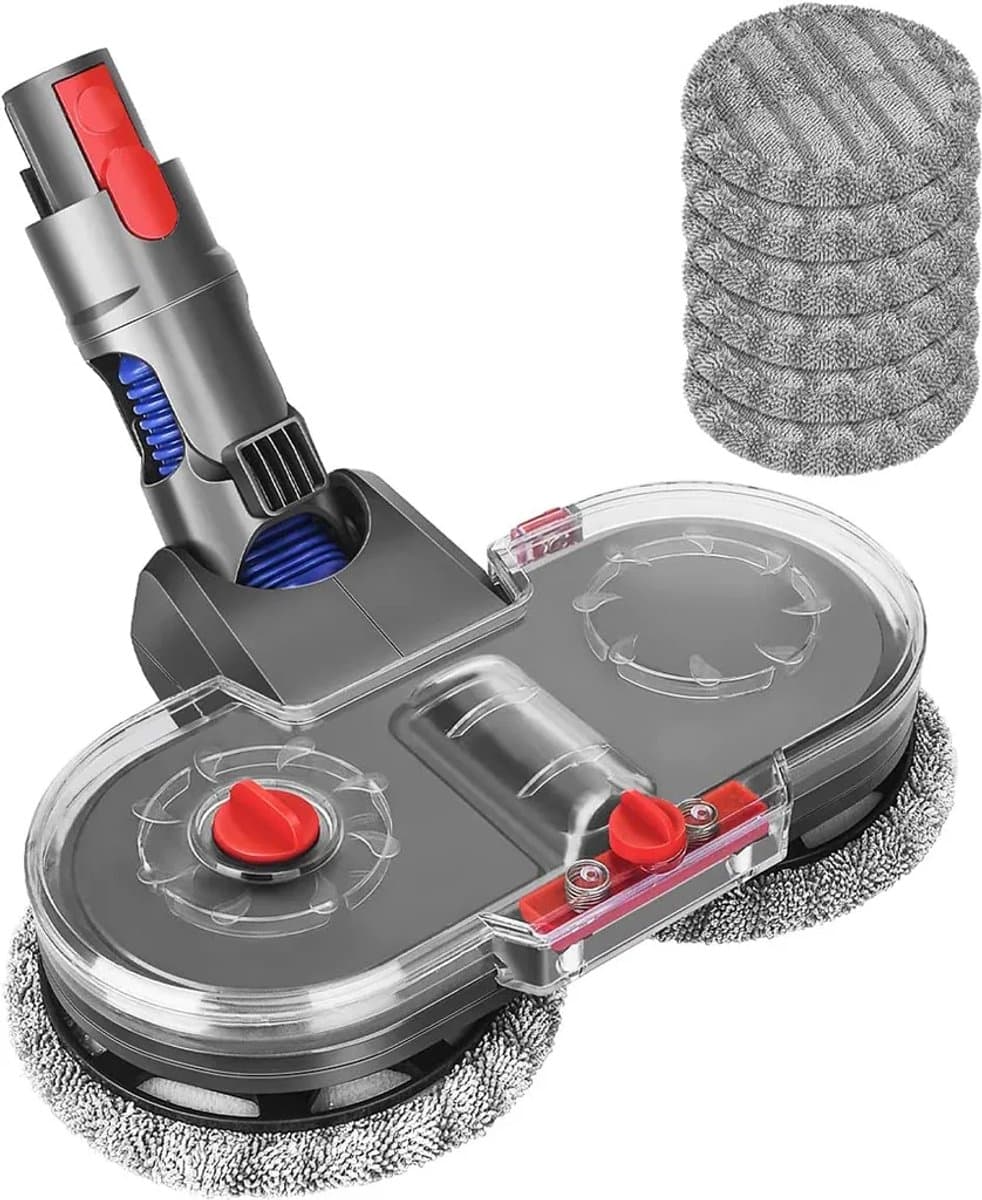Accessoires Geschikt voor elektrische dweilmachines van Dyson V7-V11, dweilaccessoireset, inclusief 6 dweilpads en 1 borstelkop. — afbeelding 1