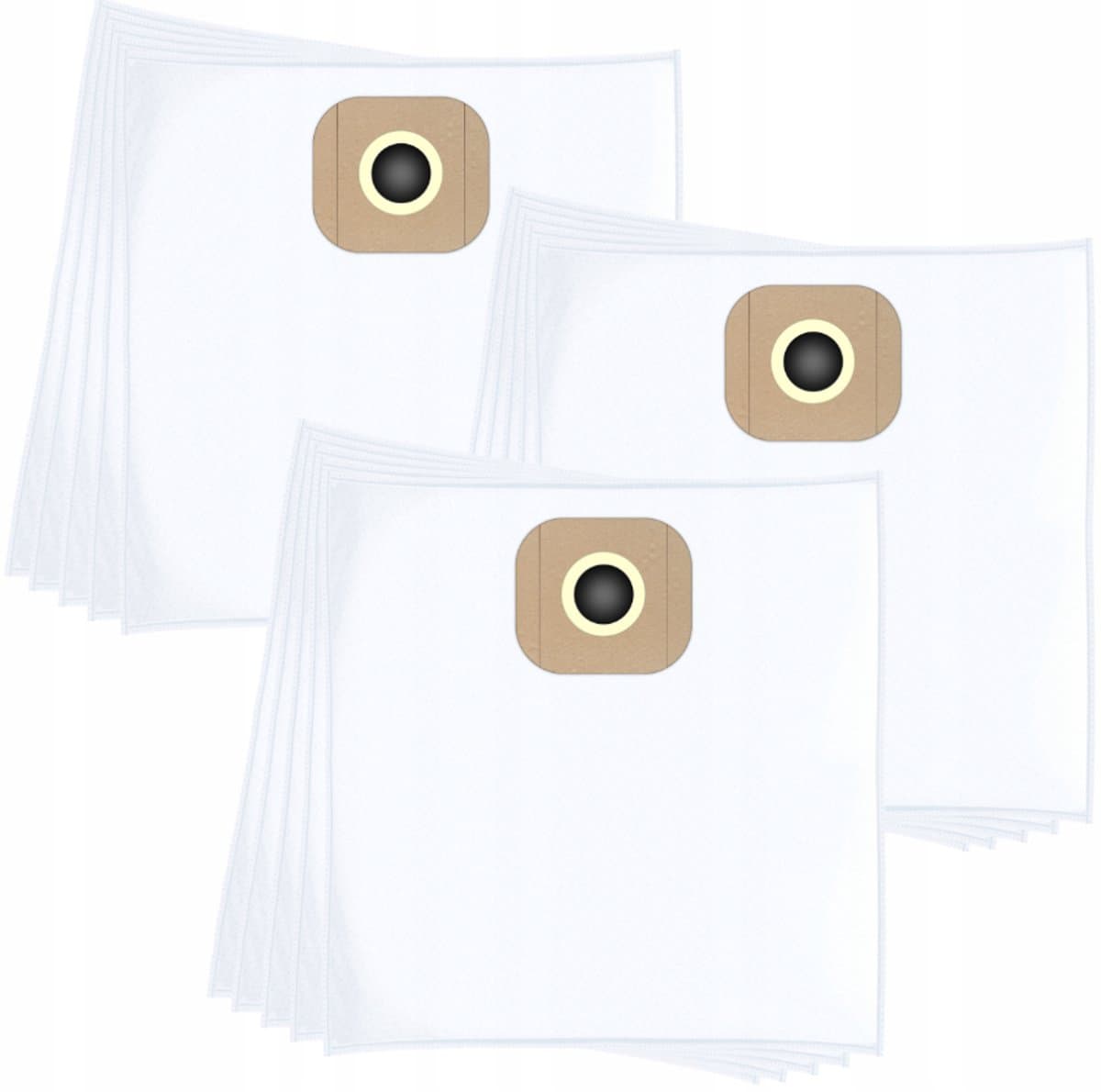 Sillar, stofzuigerzakken, synthetisch, anti-allergeen, 3 filterlagen, vervanging voor 6.904-084.0, geschikt voor stofzuigers Karcher T7/1 Classic T8/1 L T11/1 Classic, 15 stuks — afbeelding 1