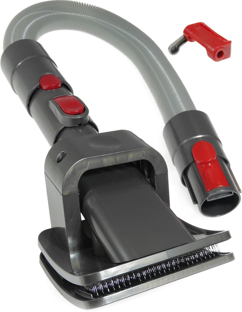Dparts hondenborstel set geschikt voor Dyson V7 V8 V10 V11 V12 V15 - stofzuiger slickerborstel opzetstuk - honden en katten dierenborstel - dierenharen vacht - Groom Tool met Trigger Lock — afbeelding 1