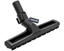 SQOON® Harde vloeren zuigmond 32 mm geschikt voor Numatic stofzuigers - Gelijk aan model: 900918 - Extra lang nylon haar, rubberen wieltjes & parkeerstand - Ideaal voor kwetsbare vloeren
