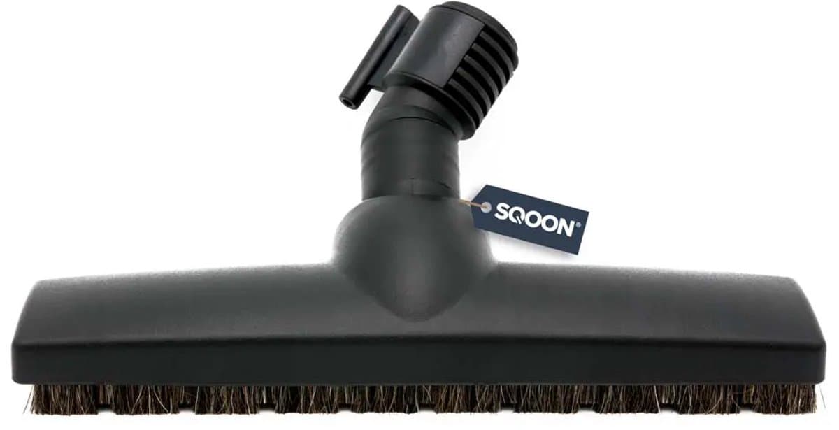 SQOON® Harde Vloeren Zuigmond – Geschikt voor Nilfisk - 32 mm – Luxe Uitvoering – Met Natuurhaar, 3 Wielen & Parkeerstand — afbeelding 1