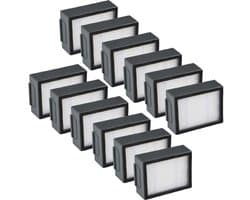 12-Pack Vervangende Filters voor de iRobot Roomba, Hoogwaardige Accessoirekit voor Stofzuigers, Compatibele Filters voor i3/i4/i6/i7/i8, E5/E6/E7/J7, Regelmatige Onderhoudskit voor Optimaal Reinigingsprestaties