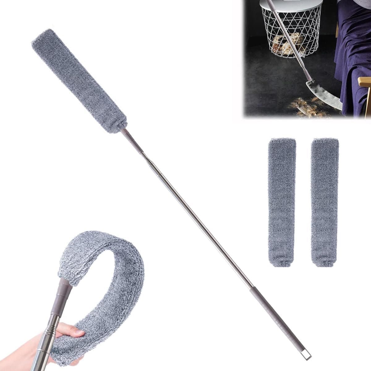 Telescopische Stofdoek voor Smalle Kieren - Intrekbare Microvezel Dweil voor Onder Apparaten en Radiatoren — afbeelding 1