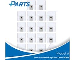 Ecovacs Deebot T50 Pro Omni White Stofzakken (18 Stuks, Plus.Parts® alternatief voor DDB030041)
