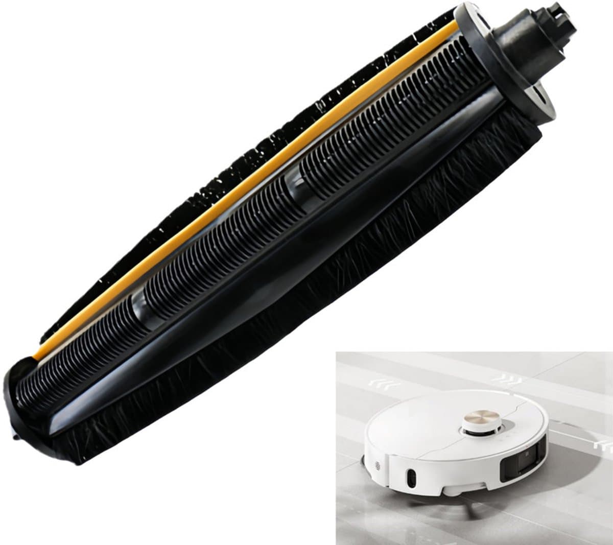 Vervangende hoofdborstel L40 Ultra TriCut voor Dreame X40 Ultra/X30 Ultra/L10s Pro Ultra/L10s Ultra/L20 Ultra - Anti-haarroller -| Diepe reiniging voor dierenhaar tapijt en harde vloeren — afbeelding 1