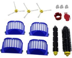 EGoods - Vervangende Onderdelen Compatibel met Robotstofzuigers - Filter Accessoire Kit - Huis Schoonmaak Tool - Roomba Accessoires