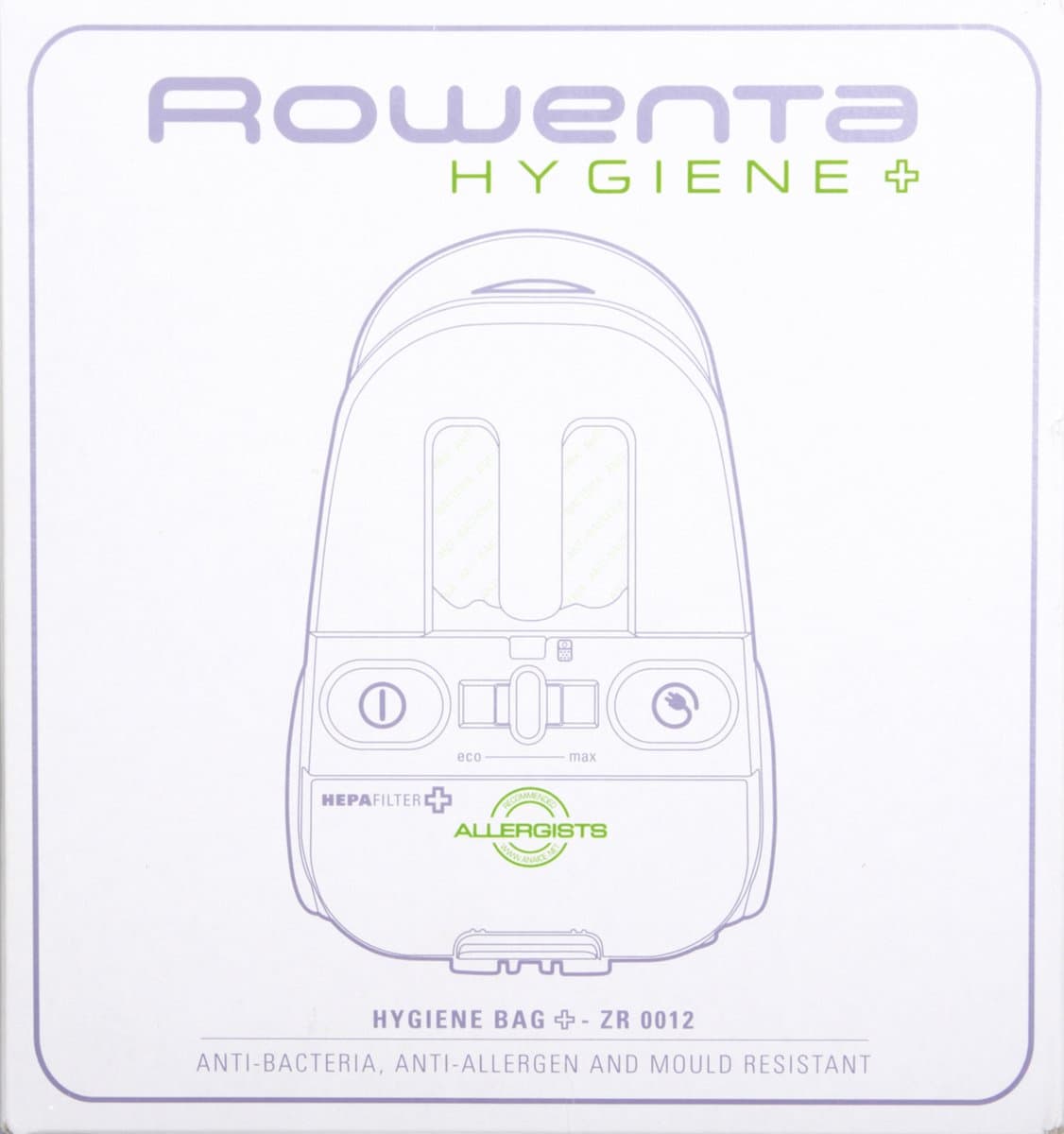 Rowenta ZR0012 - Stofzuigerzakken - 4 stuks — afbeelding 1