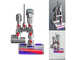 Wandhouder voor Dyson Accessoires V7 V8 V10 V11 - Ophangsysteem - Muurbeugel - Muurhouder - Muurbevestiging - Docking Station - Dyson Stofzuigeraccessoires - Geschikt voor Dyson