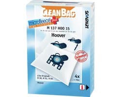 CleanBag stofzuigerzakken 4 stuks - Geschikt voor Hoover Arianne Freemotion Purepower Sensory Telios - H30 H52 H60 - Inclusief 1 filter - Alternatief