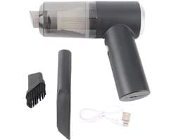 Draagbare draadloze mini-stofzuiger voor het reinigen van een bureau-naaimachine en autotoetsenbord, draadloze handheld met led-verlichting, klein volume, zuigkracht van 9000 Pa
