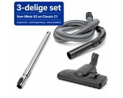 Kleanburg® Geschikt voor Miele Classic C1 en S2 Stofzuiger Onderdelen Set – Slang, Telescoopbuis & Combizuigmond