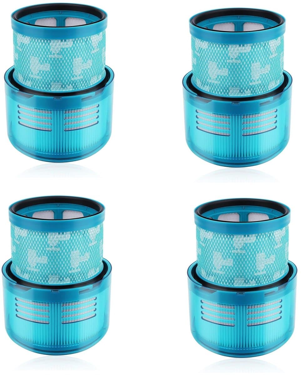 Thredo HEPA Filter geschikt voor Dyson Gen5detect / Gen5 Detect Absolute / Gen5outsize Stofzuigers - Set van 4 Stuks - Wasbaar Uitblaasfilter (SV23) - Vervangt 972352-01 — afbeelding 1