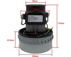 SnelShoppen - Vacuum Cleaner Motor 1000W 1200W 1500W Suction Turbine Piston 220V - Ideaal voor Huishoudelijk Gebruik, Stofzuiger Onderdelen, Hoogzuigk