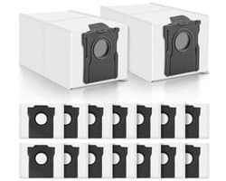 16 stofzakken (3,2L) voor Dreame L10s Ultra Gen 3/Gen 2, X50 Ultra Complete, X40 Master, Mova P50 Pro Ultra - vervangende zakken 60 dagen capaciteit, hoogwaardig 4-laags filter