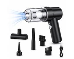 MATTI® - Auto Stofzuiger - Handstofzuiger - Mini Stofzuiger - Air Duster - Kruimelzuiger - Kruimeldief