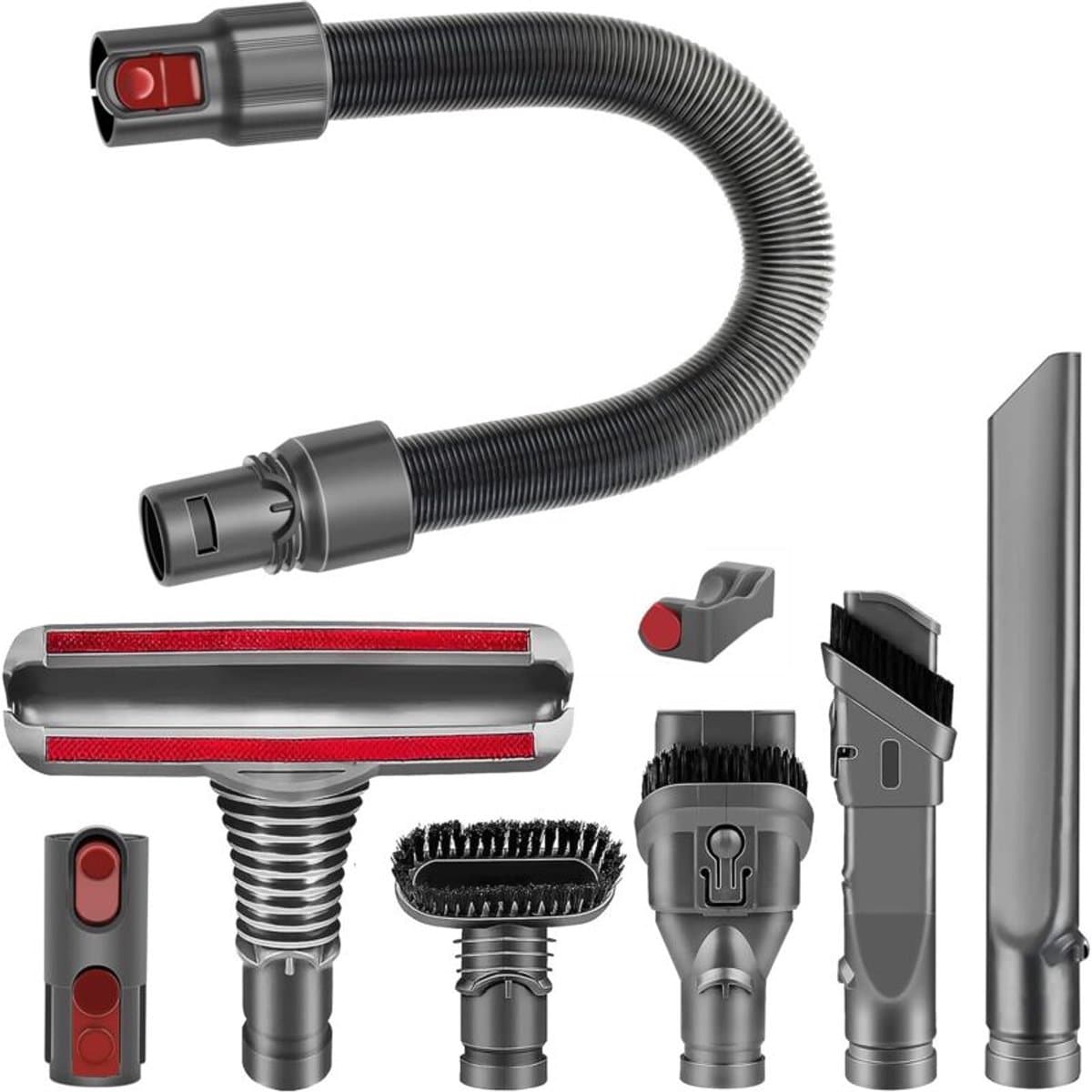 Dit product is geschikt voor borstelkopsets, mondstukken, slangaccessoires en verlengkabels, en is compatibel met geschikt voor Dyson V6, V7, V8, V10, V11, V15, DC34, DC35, DC59 en DC62. — afbeelding 1