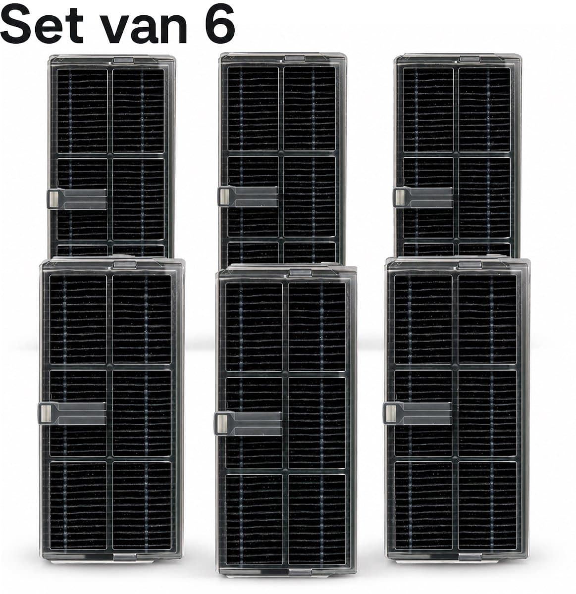 PolkaHome HEPA Filters Compatibel met Dreame X40 Ultra, L40 Ultra, X30 Ultra, L10s Ultra Gen 2 & Mova P50 Pro Ultra – 6 Stuks – Afspoelbaar en Herbruikbaar — afbeelding 1