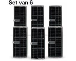 PolkaHome HEPA Filters Compatibel met Dreame X40 Ultra, L40 Ultra, X30 Ultra, L10s Ultra Gen 2 & Mova P50 Pro Ultra – 6 Stuks – Afspoelbaar en Herbruikbaar