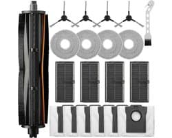 Vervangingsset accessoires voor Dreame L10s Pro Ultra Heat, L10s Ultra Gen 2, X30 Ultra, Mova E30 Ultra – 1 hoofborstel, 4 zijborstels, 4 HEPA-filters, 4 doekjes, 6 stofzakken