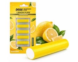 DEGG® – Geurstaafjes voor Stofzuiger – Lemon Pure – Verfrist tijdens het Stofzuigen – 5 Stuks